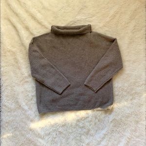 NWOT ribbed funnel neck sweater